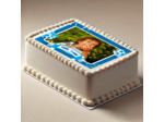Feuille comestible thème football avec photo