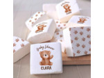 Guimauves personnalisées – Cadeau invité baby shower & gender reveal