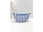 Sac banane rayures bleu