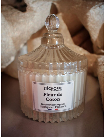 Bougie parfumée fleur de coton
