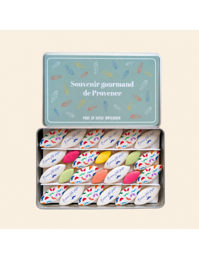 Coffret métal 26 calissons - Fête des pères