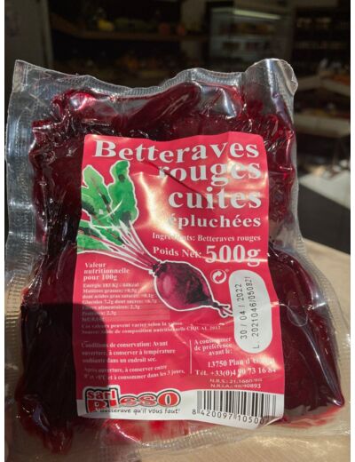 Betteraves rouge 500G