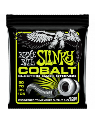 Ernie ball jeu cordes basse slinky cobalt 50-105