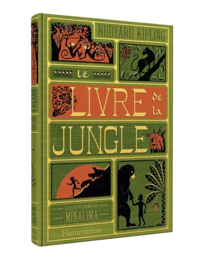 Le livre de la jungle: Illustré et animé par MinaLima