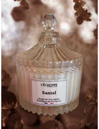 Bougie parfumée santal