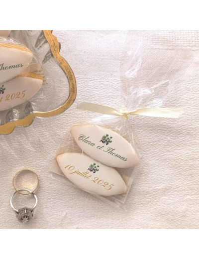 Calissons personnalisés - Mariage Olivier