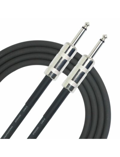 Cable hp kirlin 2m jack-jack noir