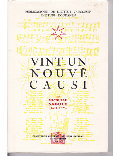 Vint-un nouvè causi - micoulau saboly ( nicolas)