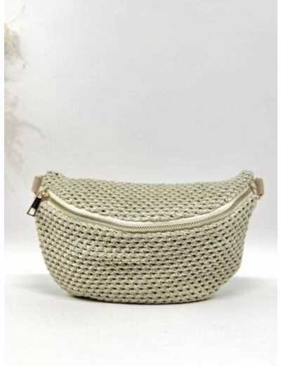 Sac banane tressé