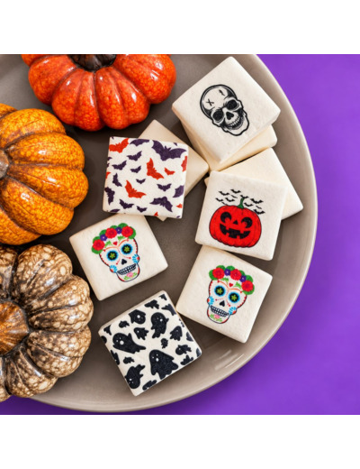 Guimauves Halloween décorées