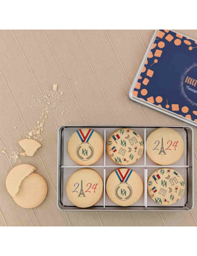 Coffret 18 Biscuits personnalisés