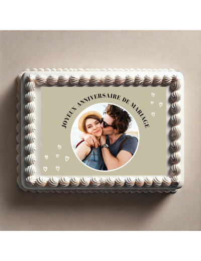 Photo pour gâteau - Thème moderne