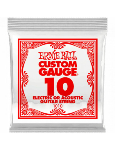 Ernie ball corde acier plein 0.10