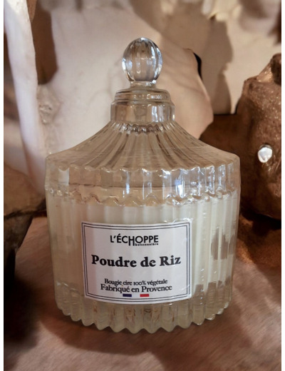 Bougie parfumée poudre de riz