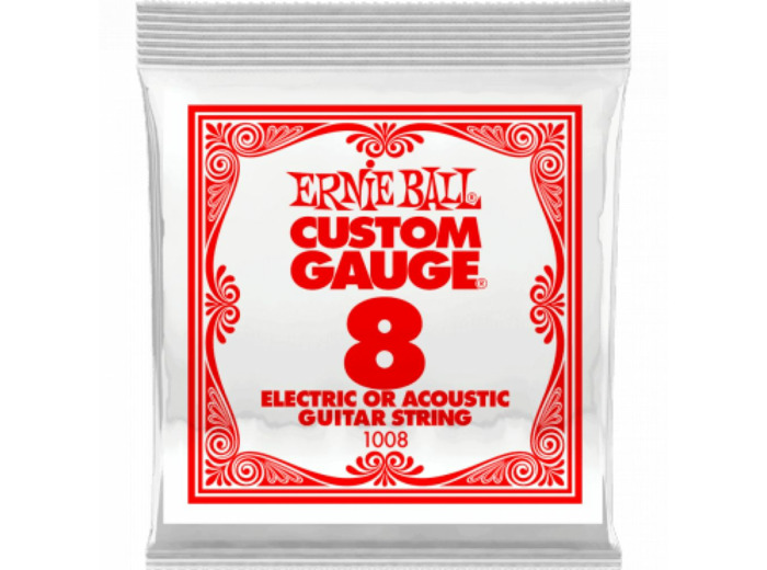 Ernie ball corde acier plein 008