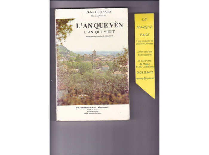 Gabriel BERNARD  ---  L'an que vèn   - L'an qui vient