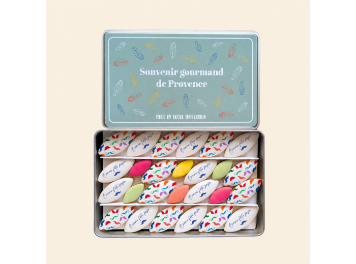 Coffret métal 26 calissons - Fête des pères