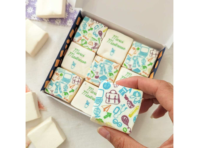 Coffret 9 Guimauves - Collection merci maitresse