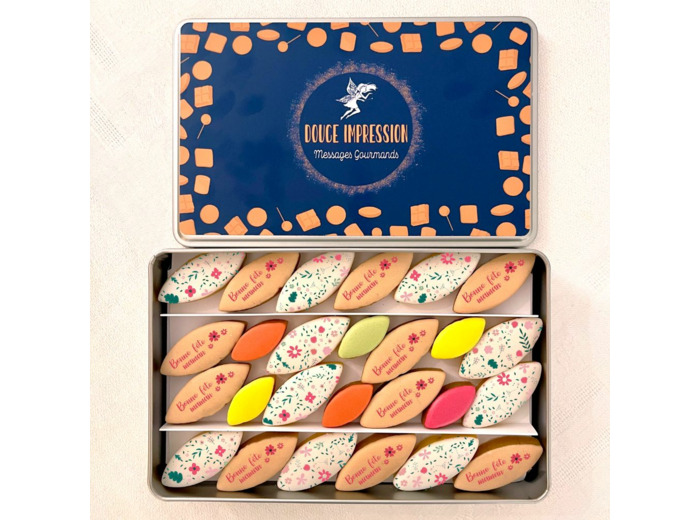 Coffret métal 26 calissons - Fête des mères