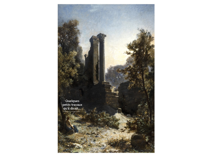 Carte postale - Ruines du temple