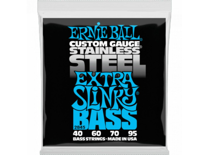 Ernie ball jeu cordes basse extra slinky 40-95