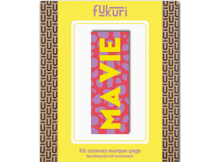 Kit Canevas - DIY -  marque page Ma vie