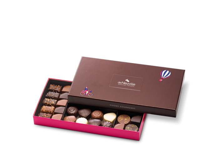 Grand coffret de chocolats Français