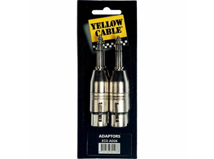 Adaptateur jack mono mâle/xlr mâle (unité)