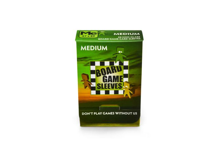 Board game sleeves - nonglare - medium - 57x89mm (x50)