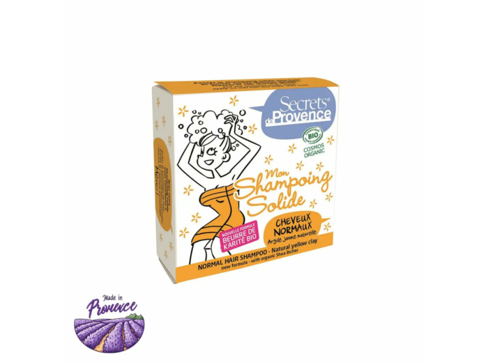 Shampoing solide cheveux normaux à l'argile jaune