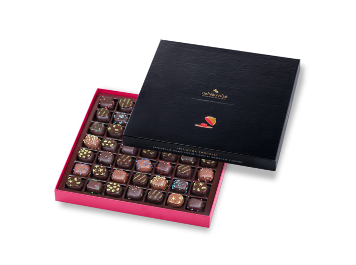 Coffret Initiation chocolats noirs et lait