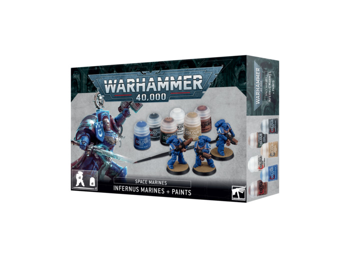 Space marines: set infernus marines + peinture