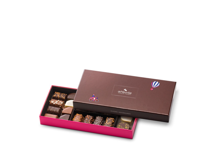 Petit coffret de chocolats Français