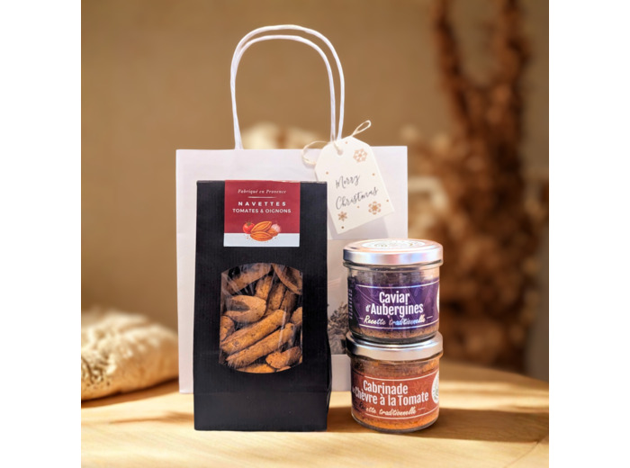 Petit panier garni - Sachet gourmand de Noël