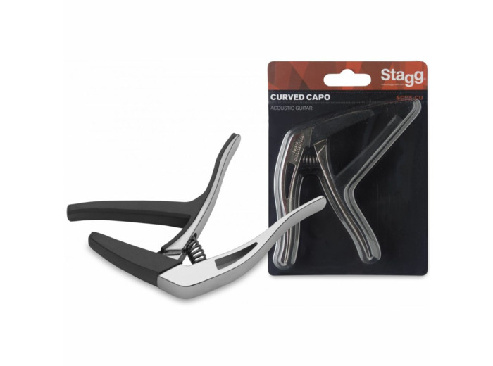 Stagg capodastre elec/acous chrome