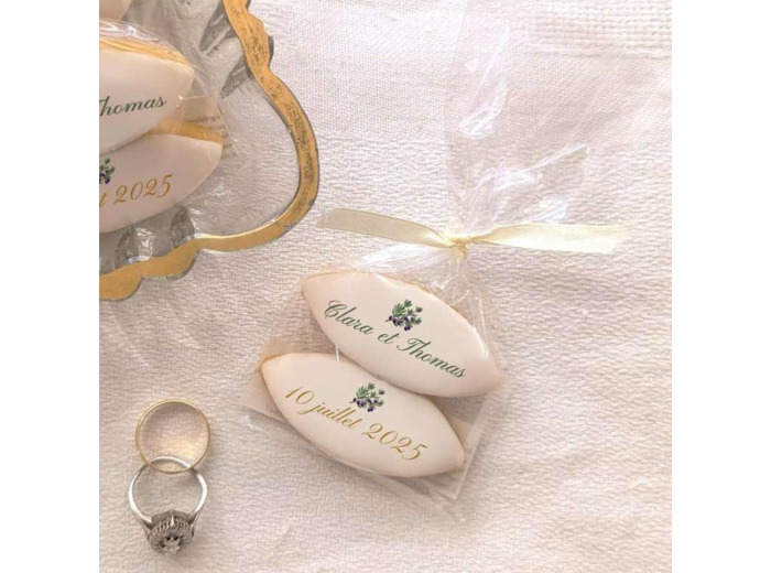Calissons personnalisés - Mariage Olivier
