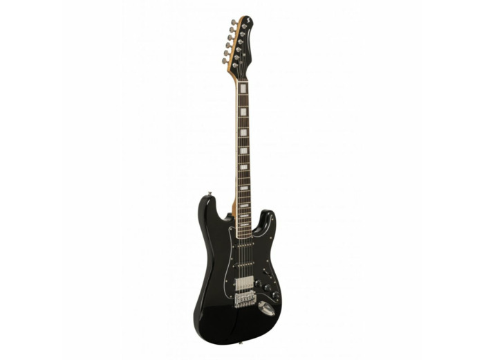 Stagg guitare elec strat ses-60 noire