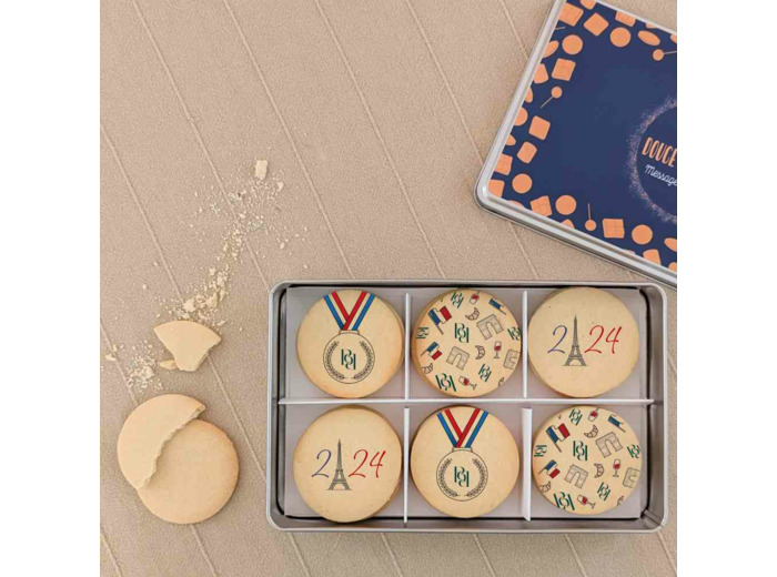 Coffret 18 Biscuits personnalisés
