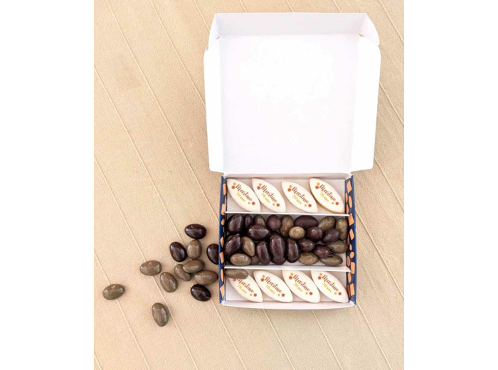 Coffret Le Provençal - Calissons personnalisés et olivettes