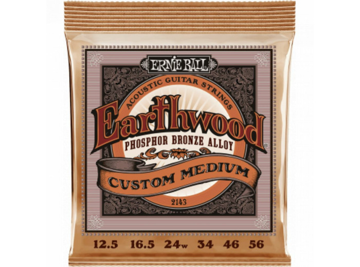 Ernie ball jeu cordes folk 12.5-56