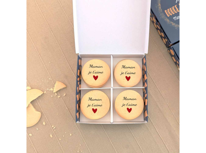 Boite 12 Biscuits personnalisés