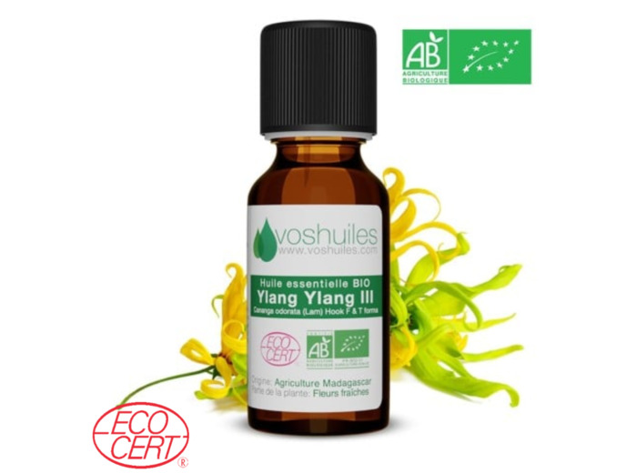 Huile Essentielle BIO d'Ylang Ylang III