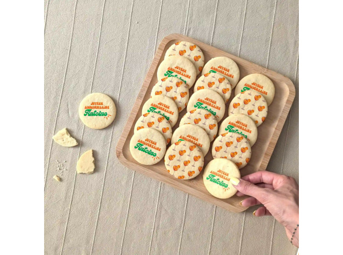 Biscuits personnalisés vrac ou sachet individuel  – cadeau invité anniversaire