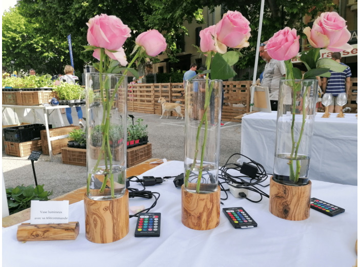 Vase lumineux