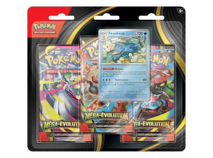 Pokemon tripack me01 pack 3 boosters