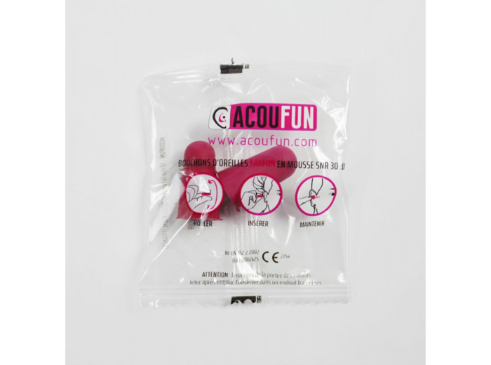 Paire de bouchons mousse acoufun