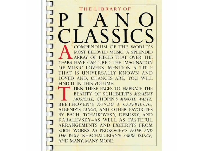 Library of piano classics