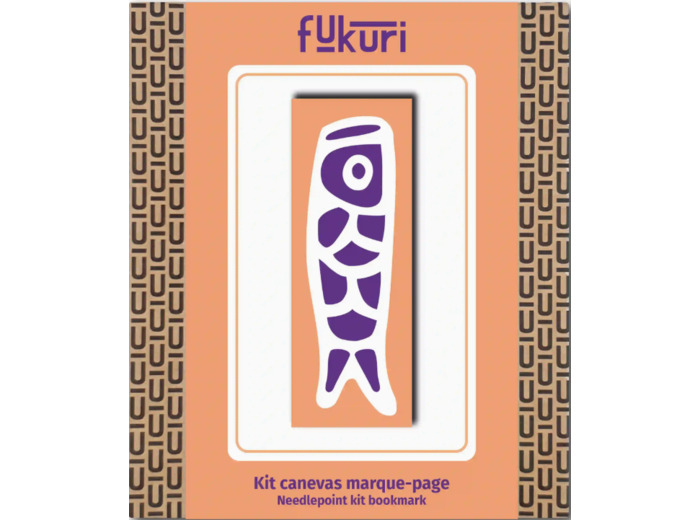 Kit Canevas - DIY -  marque page Koinobori