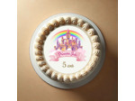 Photo comestible pour gâteau princesse