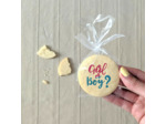Biscuits personnalisés  – cadeau invité baby shower et gender reveal